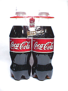 a pair of bottle with a zipper tag