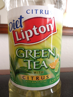 LIPTON Diet Green Tea with CITRUS