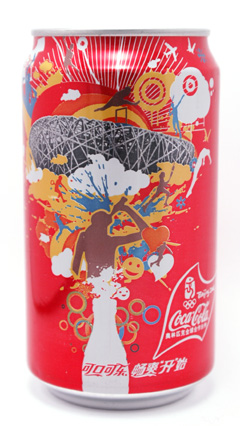 特集「コカ・コーラ 北京オリンピック記念パッケージ」