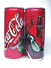 Coca-Colaに2000年新デザイン缶登場！