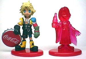 Final Fantasy X Complete 8 Coca Cola Figure Deformation Color Version