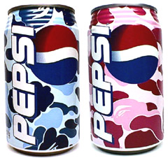 ☆激レア☆ Bape × Pepsi ボトル缶 ペプシ コーラ ABCカモ エイプ